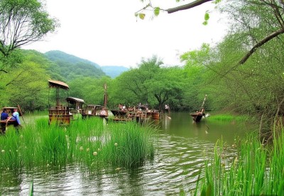 杭州旅游攻略：除了西湖去这里，西溪湿地摇橹船体验，探寻杭州的静谧替代景点