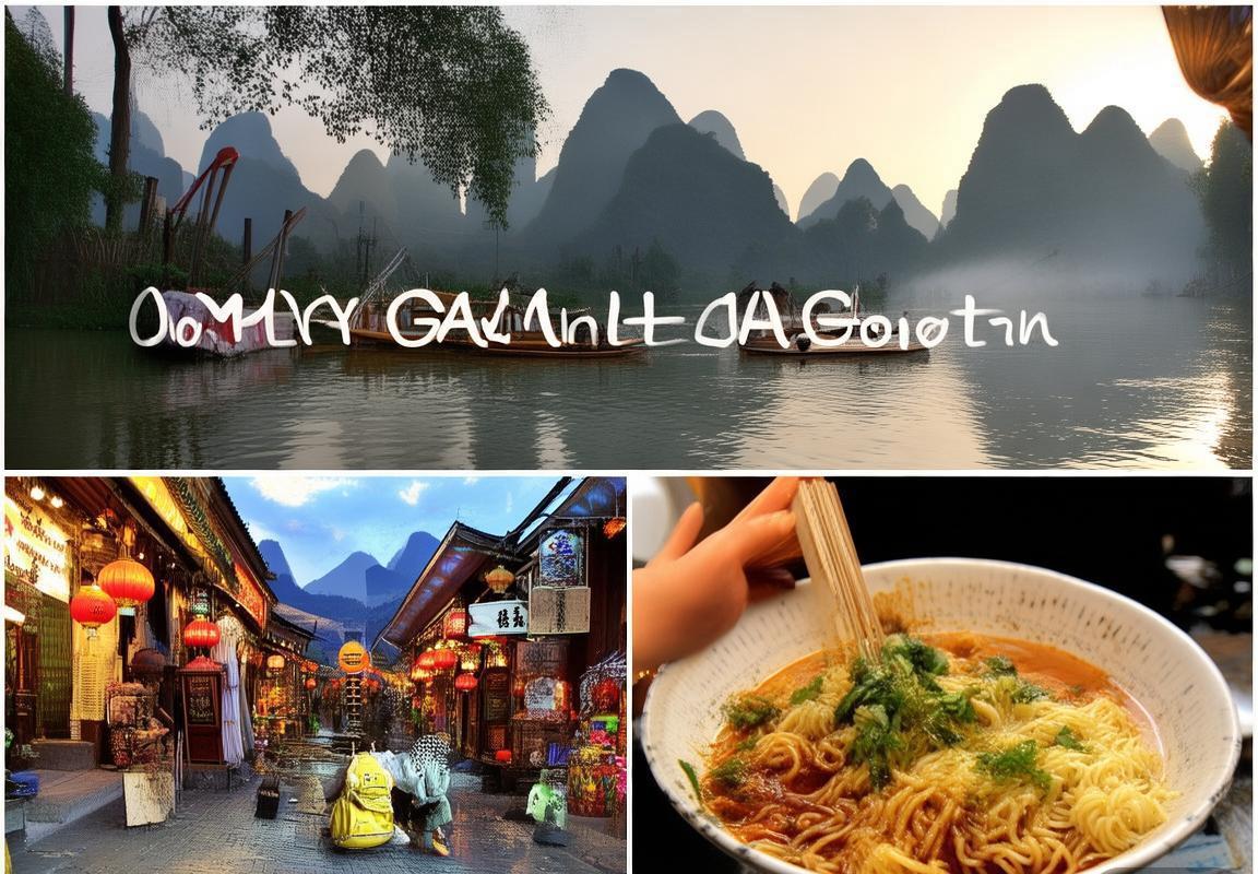 阳朔西街-漓江竹筏-桂林米粉