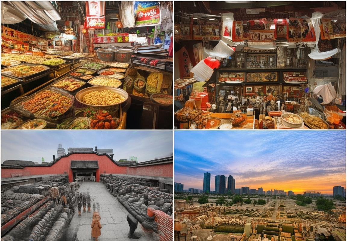 西安旅游攻略-回民街美食-陕西历史博物馆