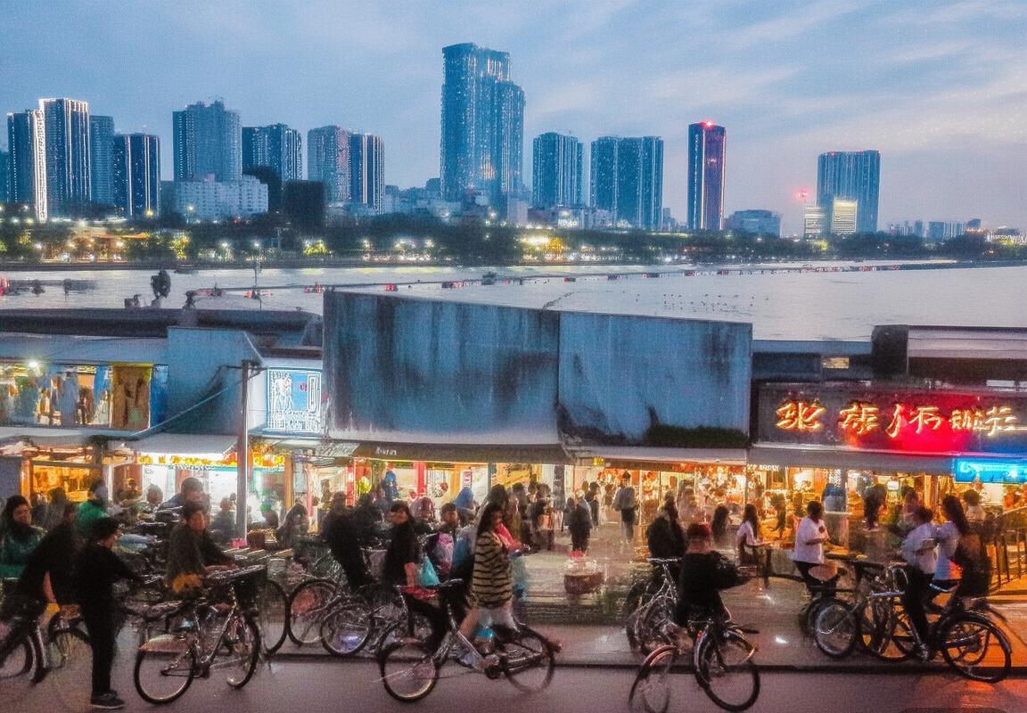 海河夜游-西北角早点-天津周末游